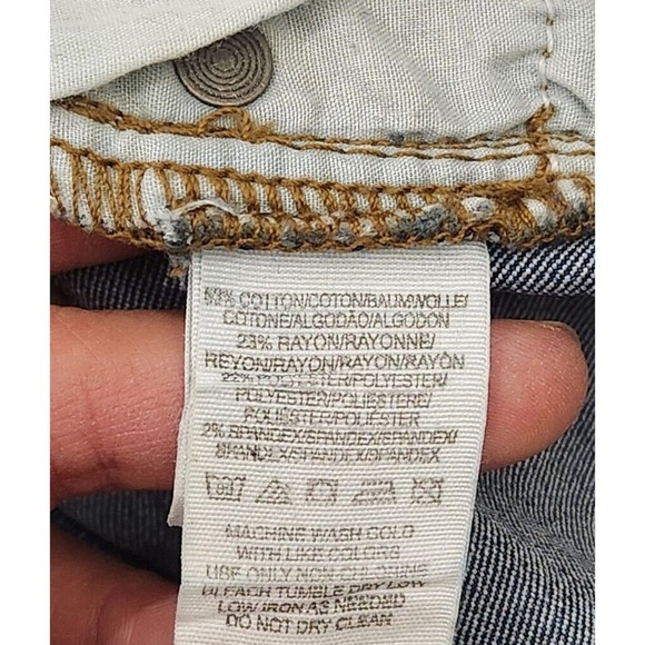 Free People Jeans Women's Size 30 High Rise Skinny Leg Stretch Medium Wash Blue - Picture 5 of 9